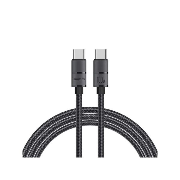 کابل سوپر فست شارژ دو سر Type-C رسی مدل RS12CC طول 2 متر