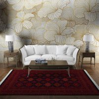 فرش ماشینی شمس طرح بلوچ 706 لاکی