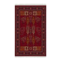 فرش ماشینی شمس طرح بلوچ 709 لاکی