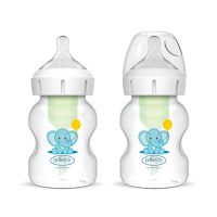 شیشه شیر دکتر براونز طرح فیل SB52015 گنجایش 150 میلی لیتر بسته 2 عددی