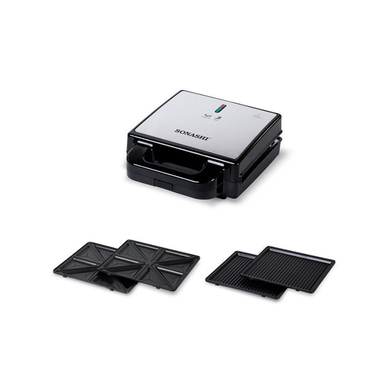 ساندویچ ساز و گریل سوناشی مدل 2 کاره SSM-882