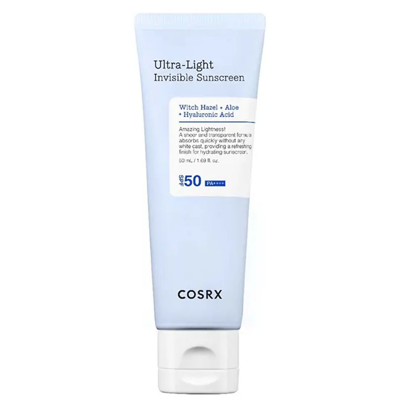 ضد آفتاب فوق سبک و بدون رنگ اولترا لایت کوزارکس 50 میل