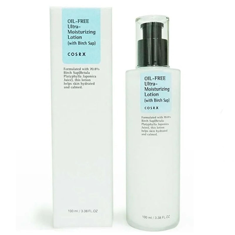 لوسیون مرطوب کننده و آبرسان فاقد چربی کوزارکس 100 میل Cosrx Oil-Free Ultra-Moisturizing Lotion