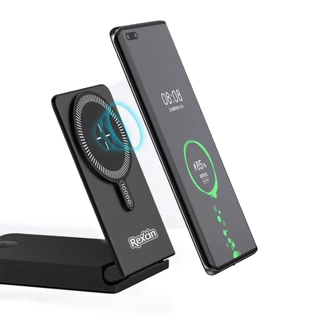 پاوربانک و استند رکسین مدل STAND REX-WP11 ظرفیت 10000 میلی آمپر