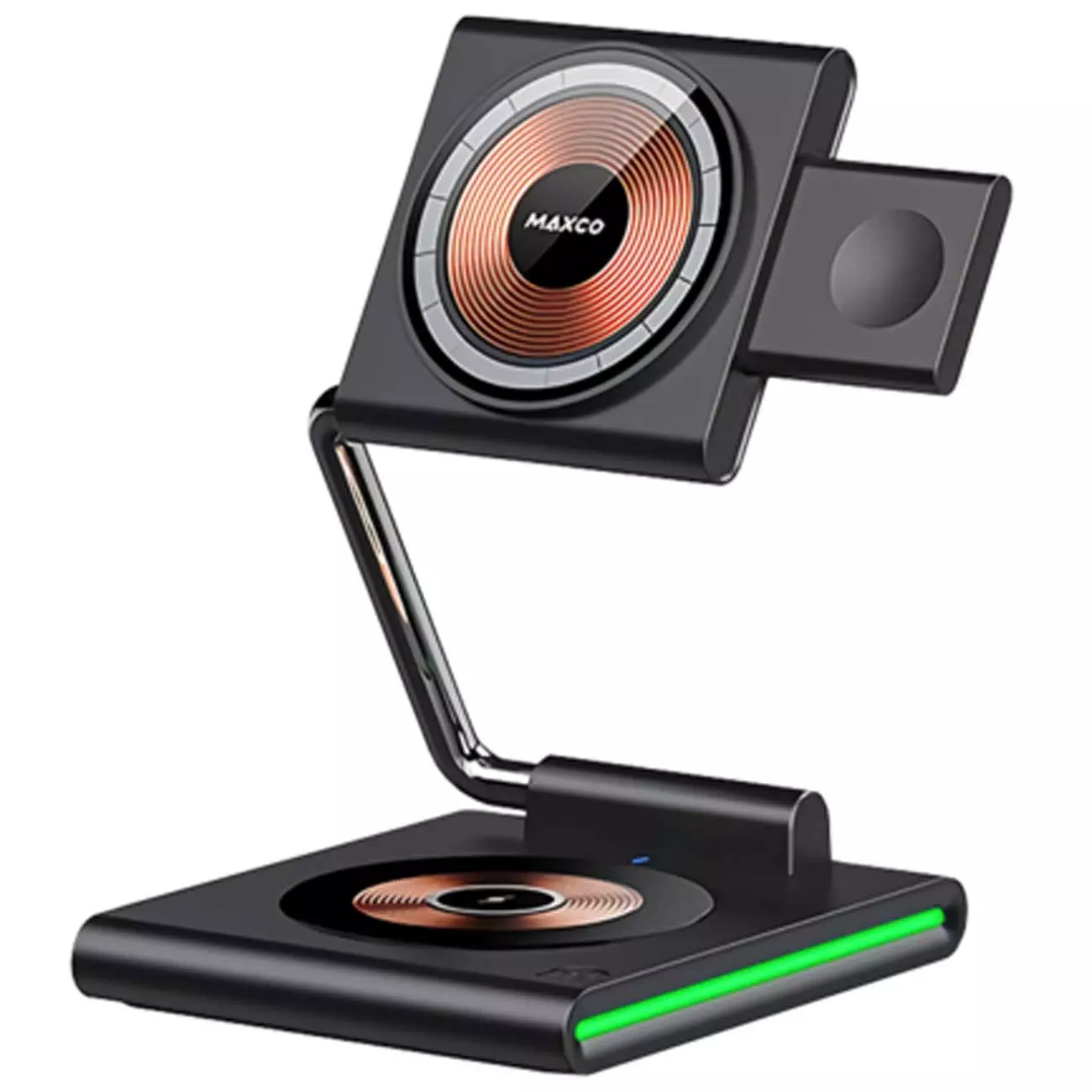 استند و شارژر وایرلس تاشو MAXCO مدل MW07