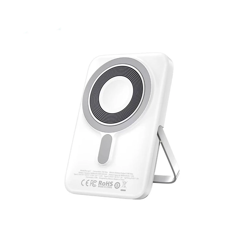 پاوربانک بی سیم رکسین مدل REX-WP11 ظرفیت 10000 میلی آمپر