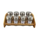 ادویه 8 عددی استیل و چوب مدل 243959