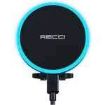 پایه نگهدارنده و شارژر بی سیم گوشی موبایل RECCI مدل RHO-C35