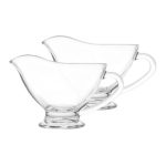 سس خوری شیشه ای دسته دار مدل 2356