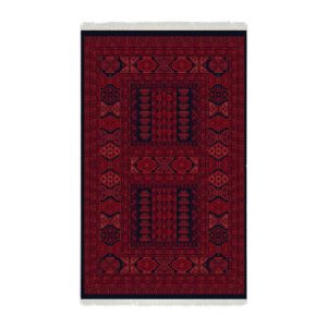 فرش ماشینی شمس طرح بلوچ 710 لاکی