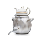 کتری قوری برسام تی جی اچ 6 لیتری شیردار مات کف چدن