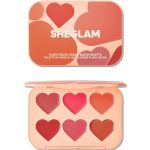 پالت رژگونه شیگلم رنگ heart orange