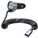 شارژر فندکی پرووان مدل PCG27 ظرفیت ۶۵ وات دو پورت