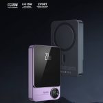 پاوربانک مگنتی 10000 میلی آمپر رکسین مدل REX-W16