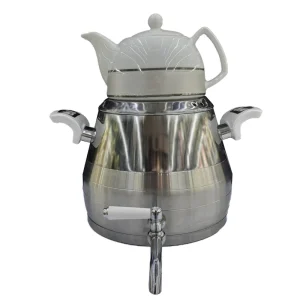 ست کتری و قوری یونیک دستگیره چوبی مدل UN-7293