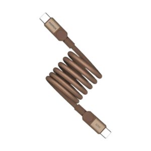 کابل 100 وات USB C مگنتیک 1 متری مومکس مدل DC35 رنگ موکا