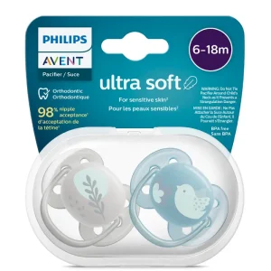 پستانک ارتودنسی اونت ۶-۱۸ ماه Ultrasoft مدل SCF091/15