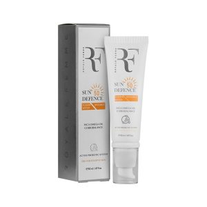 کرم ضد آفتاب فیوژن واتر آر اف SPF50 بی رنگ مناسب پوست خشک