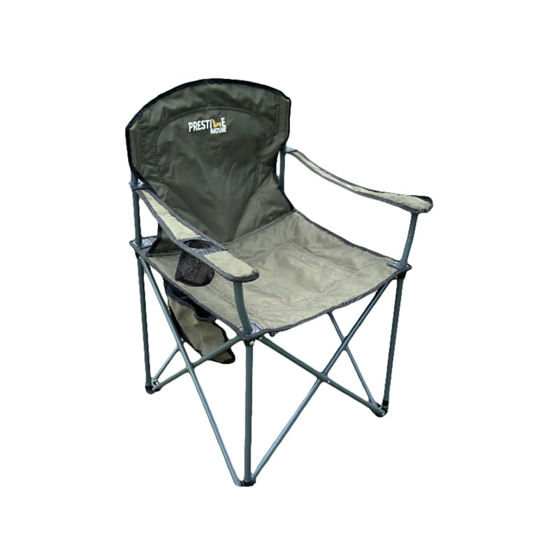 صندلی مسافرتی تاشو جا لیوان دار پرستیژ رنگ یشمی